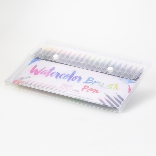 Watercolor Brush Pen Marcador X 20 Punta Pincel Nuwa +regalo