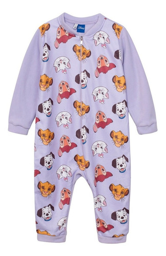 Pijama Enterito Polar Niñas Bebes Personajes Disney Bambi