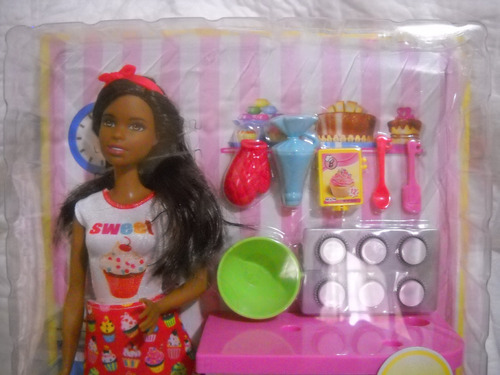 2017 Barbie Juego De Chef De Panaderia - Empaque Con Detalle