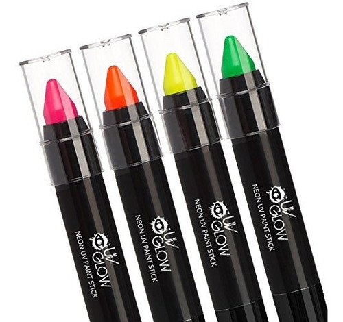 Pintura Corporal - Uv Glow - Neon Uv Paint Stick/face & Body