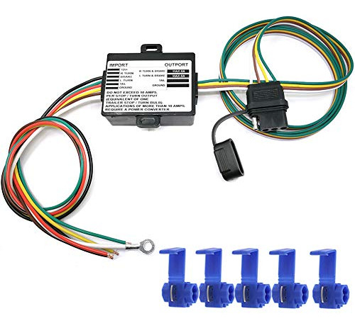 Conversor De Luz Trasera De Remolque Cableado De 3 2 Hi...