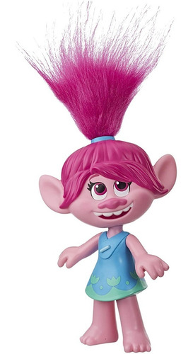 Imagen 5 de 8 de Figura Trolls World Tour Poppy Superestrella Canta Original