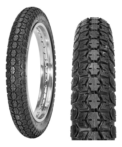 Cubierta Moto Unimax 2.75 R17 47l Tt Sy-003 Uso Con Camara
