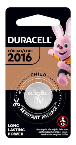 Pila Botón Duracell 2016 Blister X 1