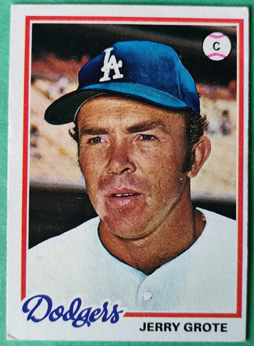 Jerry Grote,1.978 Topps Los Angeles Dodgers 