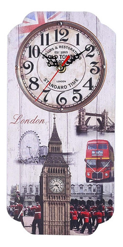 (07 #mold) Relógio De Parede Retrô Para Colgar La Hora Adorn