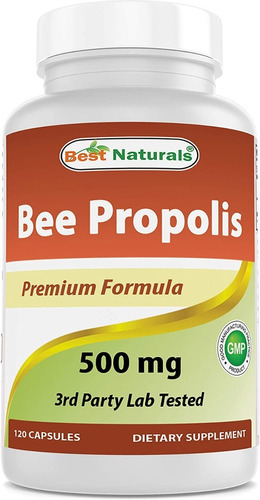 Best Naturals | Bee Propolis | 500mg | 120 Capsules