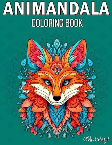 Libro:  Animandala: Coloring Book For Adults And Teens