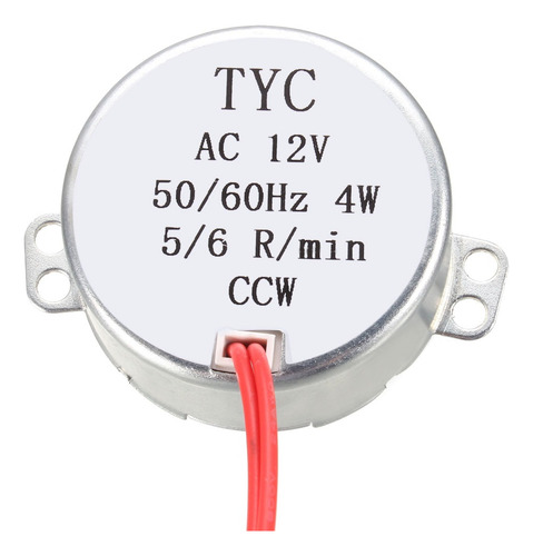 As Motor Síncrono Ac 12 V 4 W 5-6 Rpm/min 50-60 Hz Ccw
