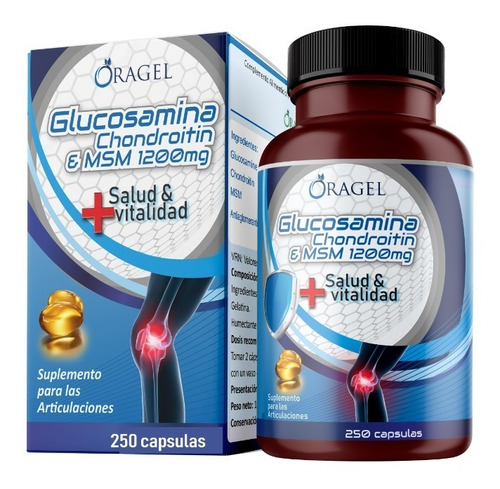 Glucosamina Chondroitin Msm Oragel 250 Softgel Superoferta++