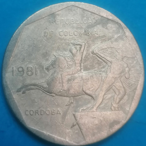 Colombia Moneda 10 Pesos 1981