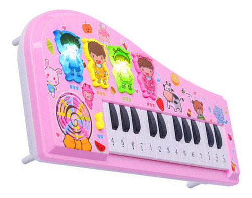 Teclado De Juguete De Piano Para Niños, Dibujos Animados, Mu