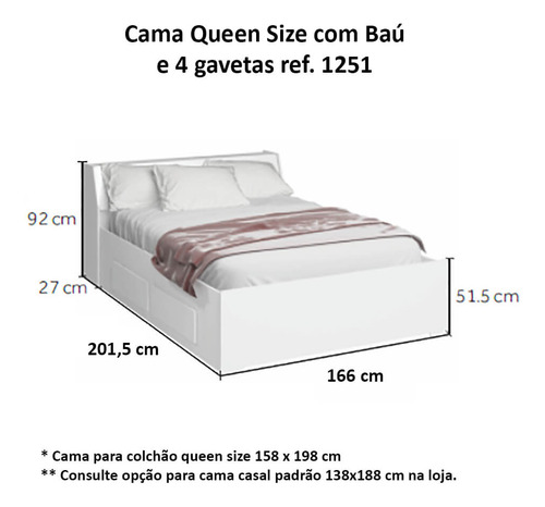 Guarda-roupa De Canto Queen Size Sem Cama 1222sq San Remo