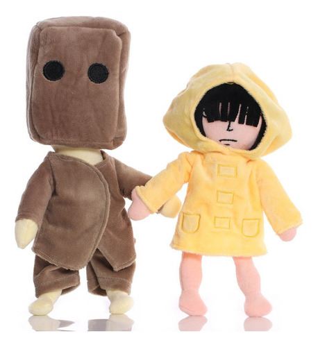 2pcs Little Nightmares Muñeca Peluche Juguete Niños Regalo