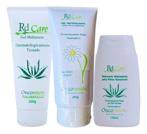 Kit Rdcare Hidratante + Refrescante 200g + Sabonete 150 Ml