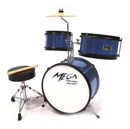 Mega Drums Junior Azul - Baterias Acusticas