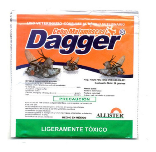 Insecticida Moscas Sobre 20gr Dagger Allister Dag-20