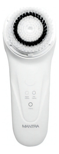 Cepillo De Limpieza Facial Sonic Brush Con Vibración, Mantra Color Blanco
