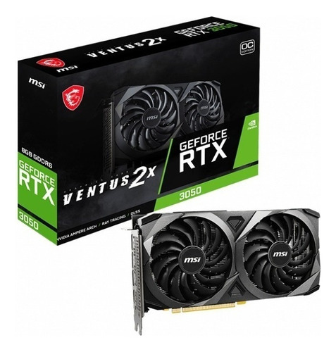  Tarjeta De Video Msi 8gb Rtx 3050 Ventus 2x 8g Oc 912-v397