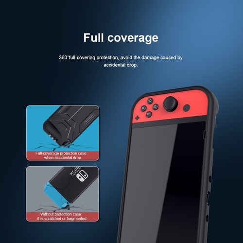 Imagem 5 de 10 de Capa Nillkin Battler Para Nintendo Switch + Película Full