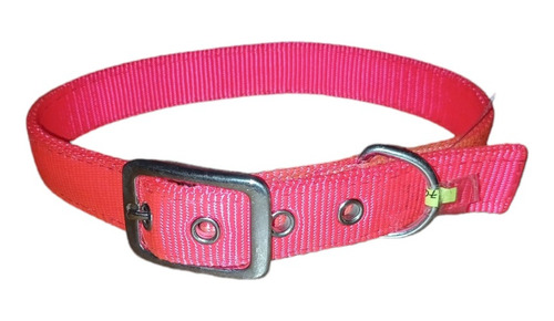 Collar Nailon Doble P Mascota 25mm Ancho / Largo Varia