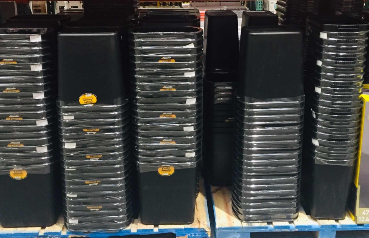 4 Bote De Basura Plástico Para Oficina Cocina Baño 24l Msi | Mercado Libre