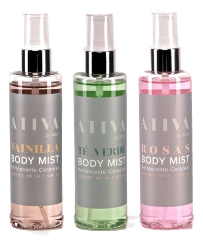 Ativa - Kit Bodymist 120 Ml