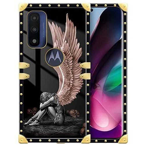 Funda Daizag Para Cricket Dream 5 G, Angel Wings Girl Retro