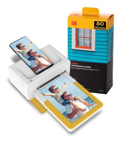 Impresora Fotografica Instantanea Kodak Dock Plus 4x6 Paqu
