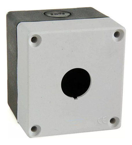 Caja Estanca Para 1 Botonera Ø22m Tbcin Color Gris Y Negro