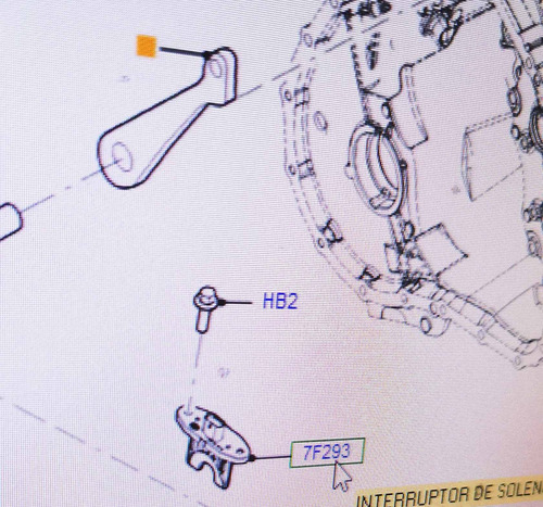Sensor Tr De Transmisión Power Shift Original Fiesta 11-19