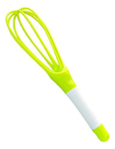 Batidor Verde Antiadherente De Mano Plegable