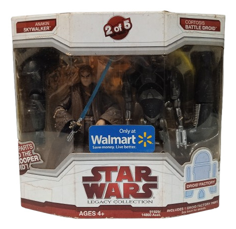 Star Wars Pack Droid Anakin Skywalker Y Cortisis Battle Droi (Usado)