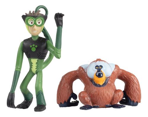 Wild Kratts Set De Figuras Escaladores, Incluye 4 Figuras