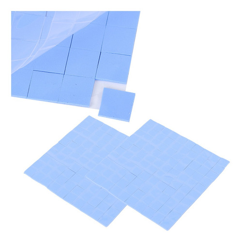 2pcs Almohadilla Térmica De Silicona Para El Disipador De Ca