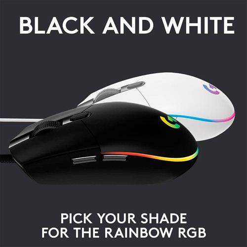Imagen 10 de 10 de Mouse Gamer Logitech G203 Lightsync Rgb