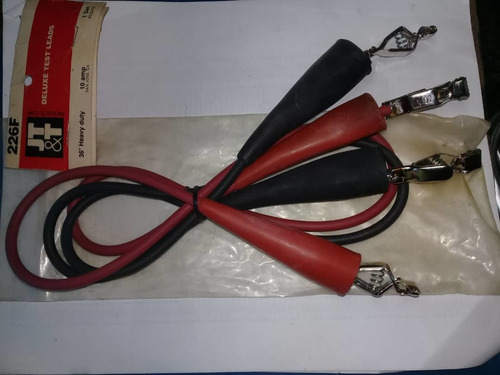 Cables Con Pinzas Caiman Para Electricistas A1 918mm 10a Usa