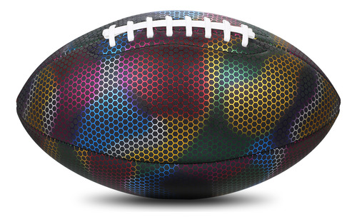 Balón De Fútbol Reflectante Holográfico Luminoso Regalo Para