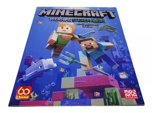 Album Minecraft 50 Figurinhas & 1 Album Gratuito.