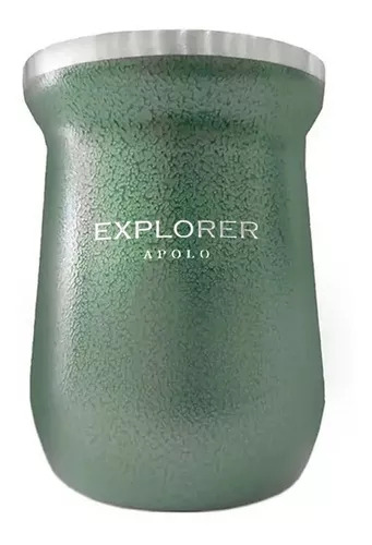 Mate Termico Explorer Clásico Acero Inoxidable 273 Ml Color Verde oscuro T5 Blue