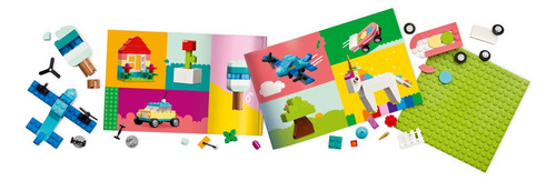 Lego Classic, caja de piezas creativas vibrantes, 11038, número de piezas 850