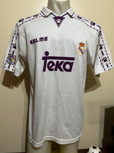 Camiseta Real Madrid 1996 1997 Roberto Carlos 3 Brasil L- Xl