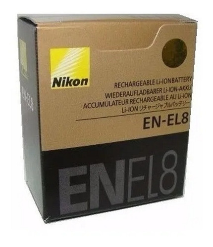 Bateria En-el8 Nikon Coolpix S1 S2 S3 S4 S5 S6 S7 S7c S8 S9