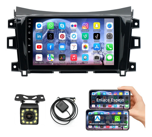 Autoestéreo Carplay 2+32g Nissan Np300 Frontier 2017-2022