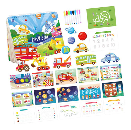 Libro Para Niños Libros Para Colorear Tema De Tráfico