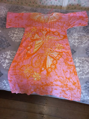 Hermoso Vestido Playero De Algodon