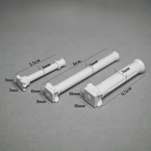 6x Mini Columnas Modelo Estatuas Griegas Clásicas 3,5 Cm