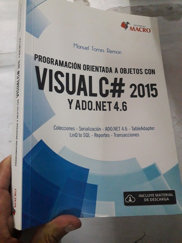 Libro Programacion Orientada A Objetos Con Visual C# 2015