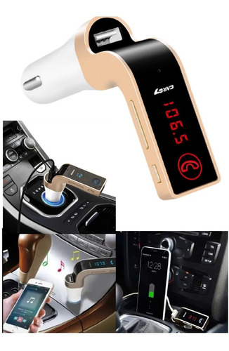 Modulador Auto Transmisor Bluetooth Fm Mp3 Cargador Original