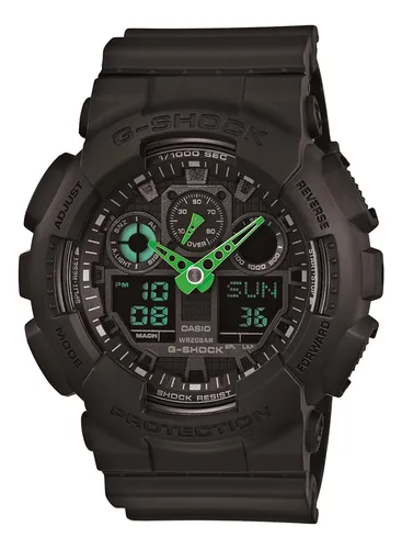 Reloj Casio G-shock Ga-100 Xl Para Hombre Resistente A Golpe